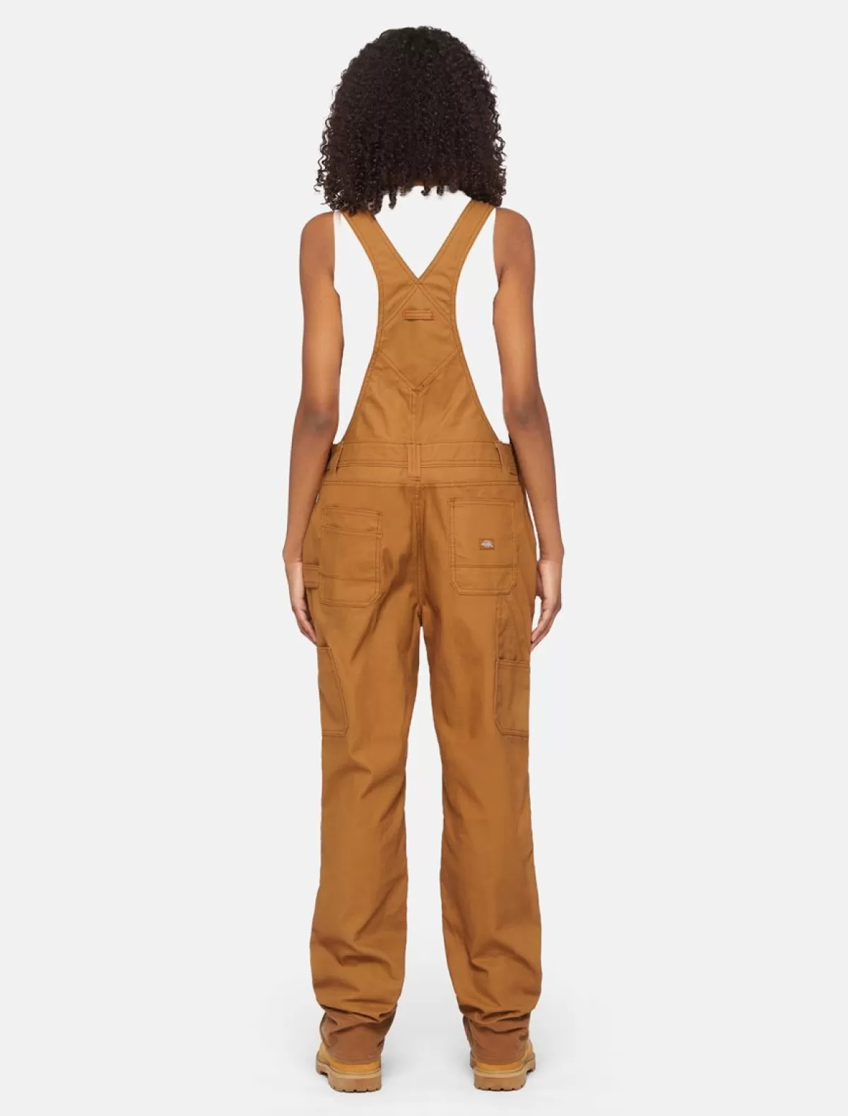 Shop Coated Canvas Double Front Bib Women Work Dungarees & Coveralls